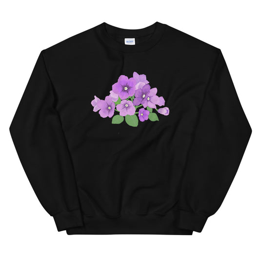 Purple Rose Sweatshirt