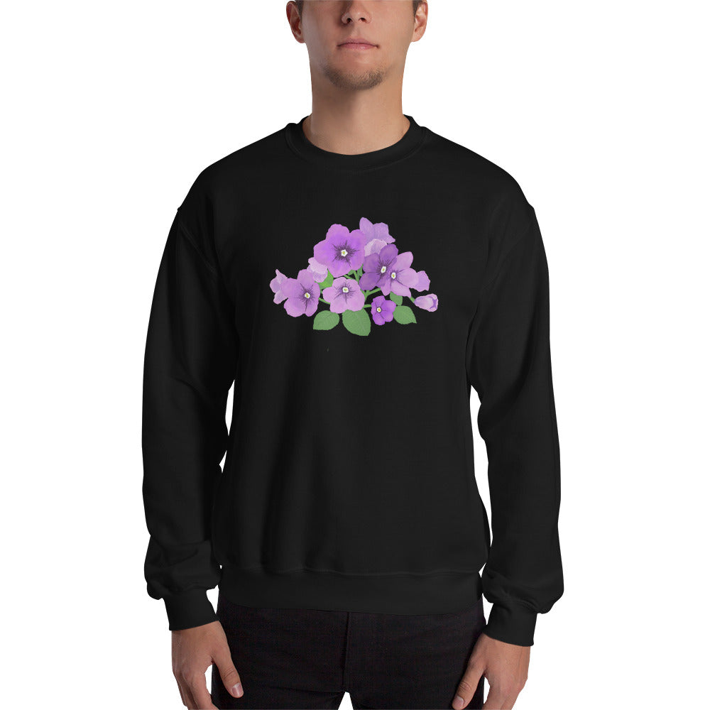 Purple Rose Sweatshirt