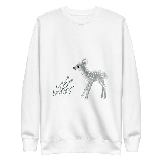 Baby Deer Sketch Sweatshirt