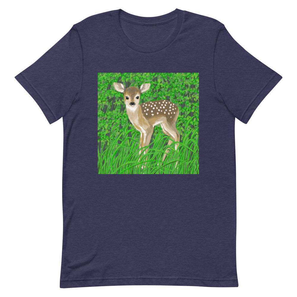 Baby Deer in Forest T Shirt